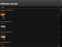 Tablet Screenshot of lekitxokozeruak.com